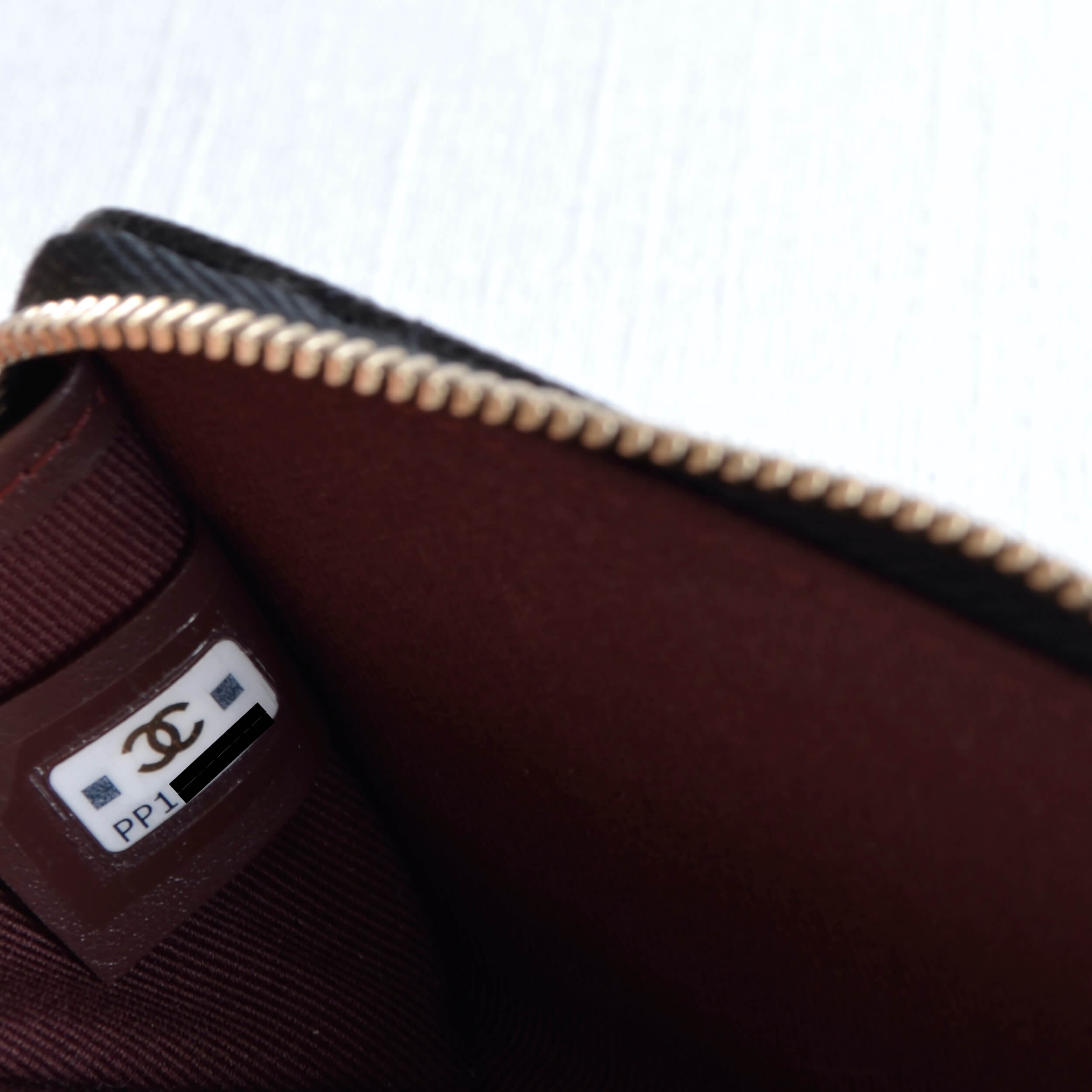 CHANEL Card Holder Quilted Calfskin Cavair Leather Black Schlüsseletui Schwarz Second Hand 22175 8