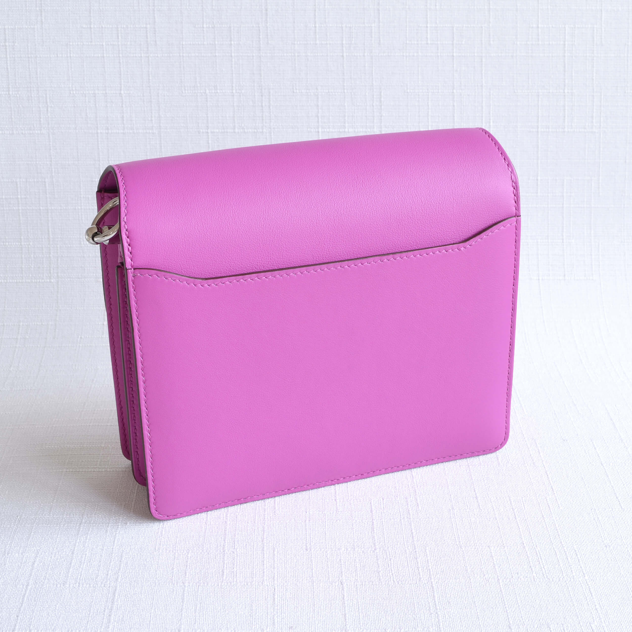 Hermès Roulis Mini Leder Handtasche Magnolia Second Hand 22449 2