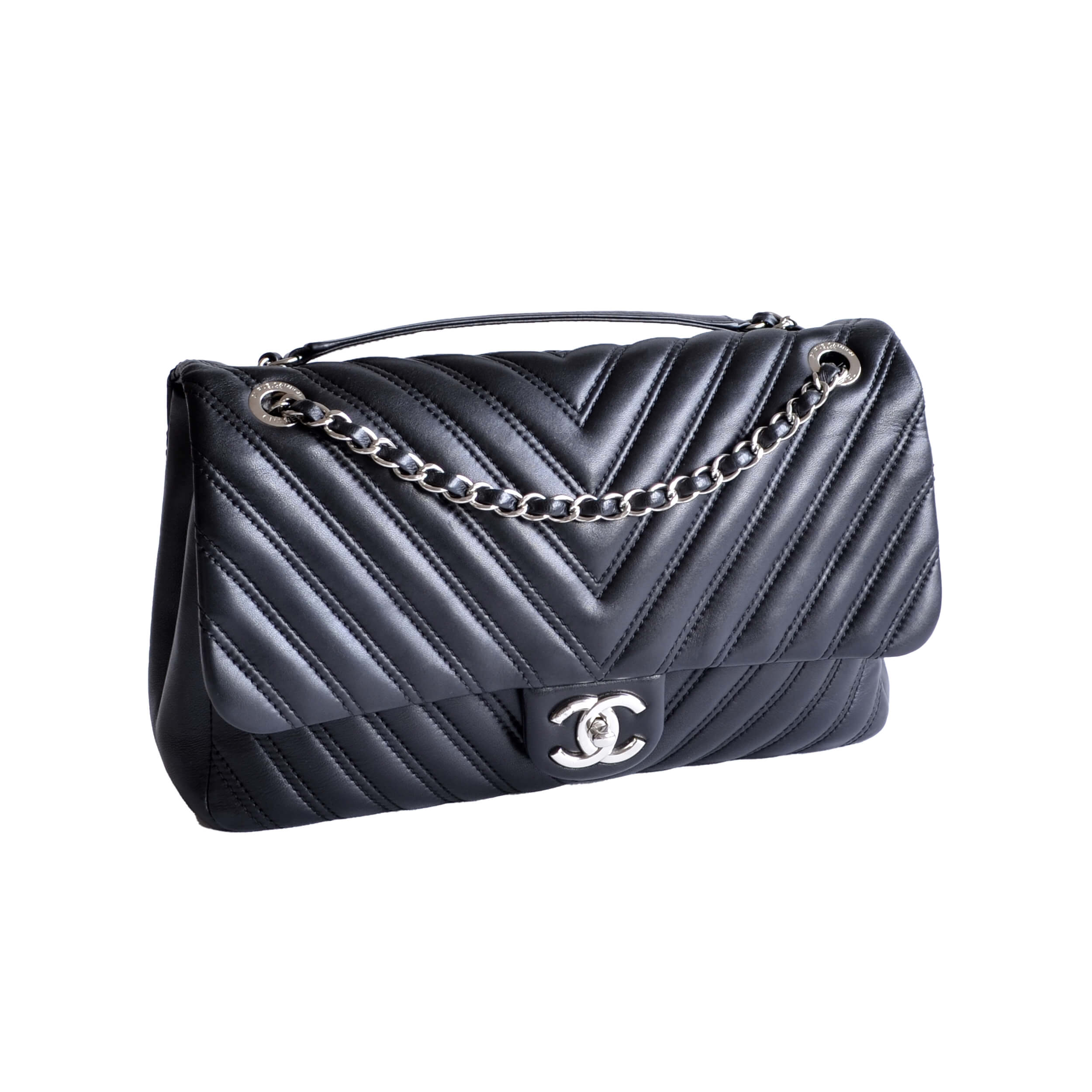 CHANEL Chevron Flap Bag