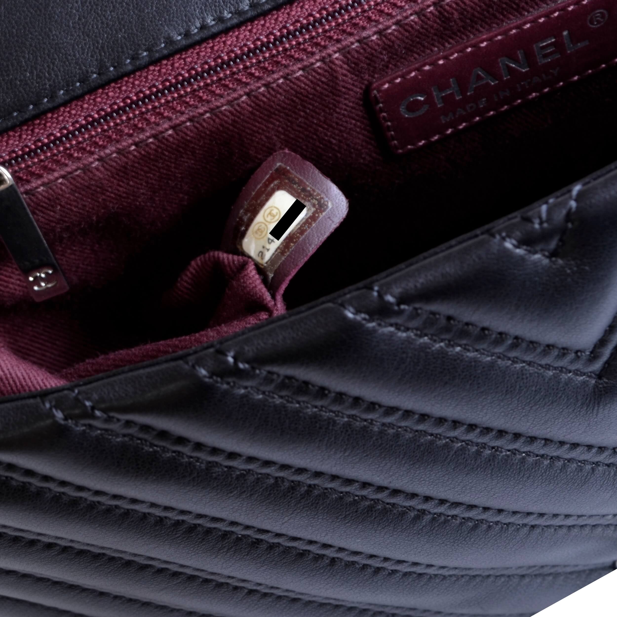 CHANEL Chevron Flap Bag - Image 8