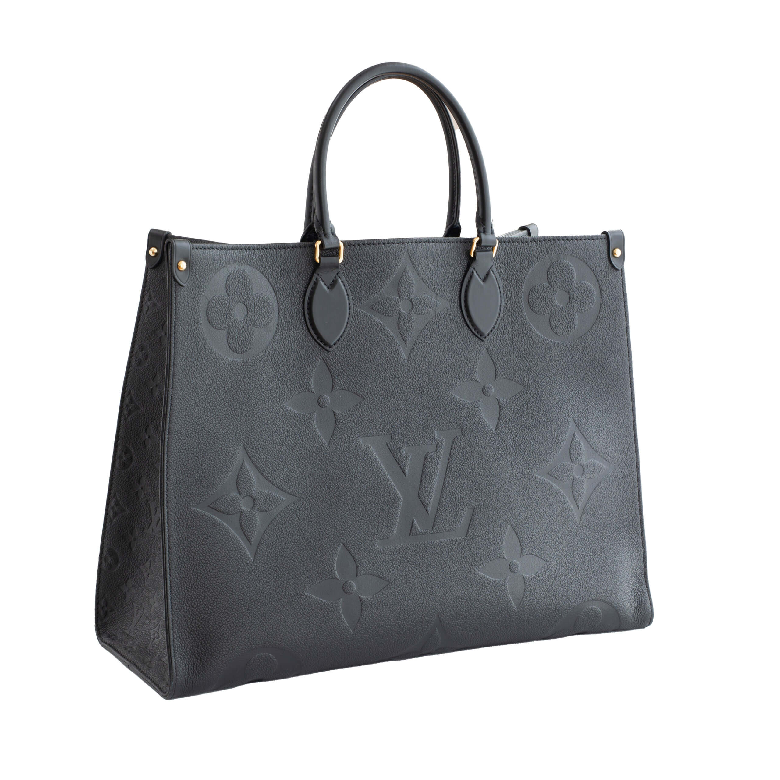 Louis Vuitton Onthego GM Monogram Empreinte Leder Handtasche Schwarz 525211 0