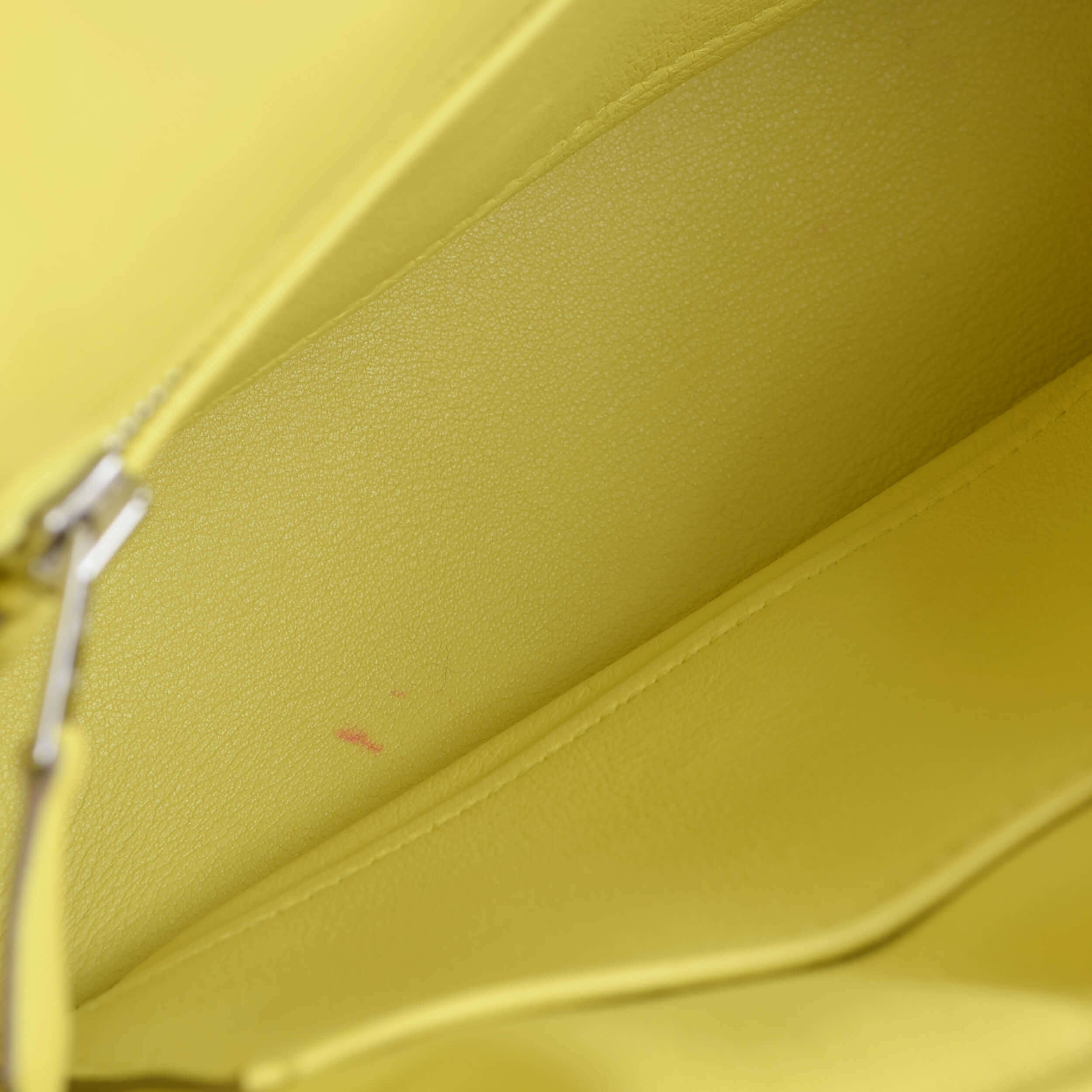 Hermès Berline Mini Swift Leder Handtasche Jaune Citron Per-Loved 725320 7