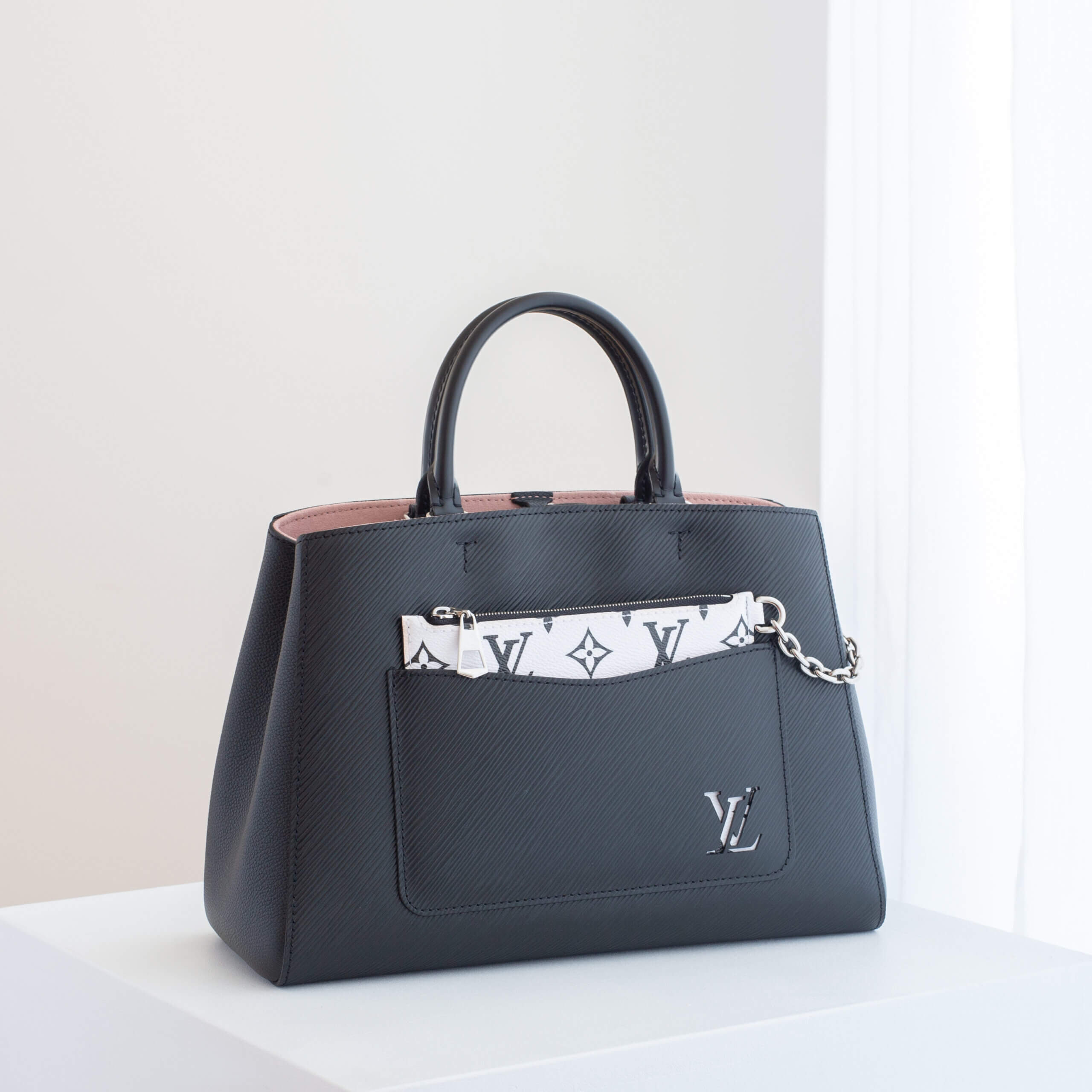 Louis Vuitton Marelle Tote MM Epi Leder Schwarz Pre-Loved 825217 1
