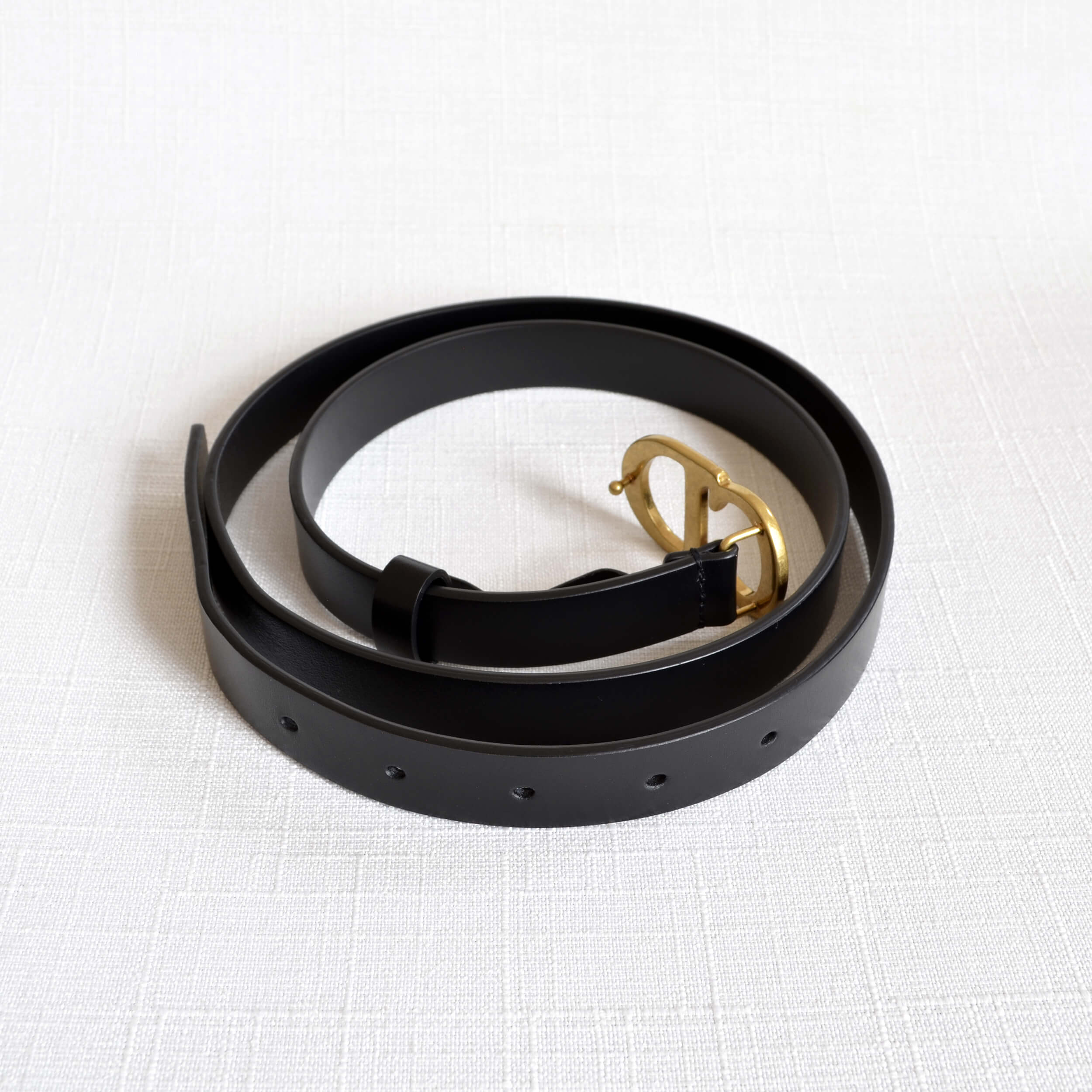 Dior Saddle Gürtel Belt 20 mm Leder Gürtel Schwarz Pre-Loved 62546 2