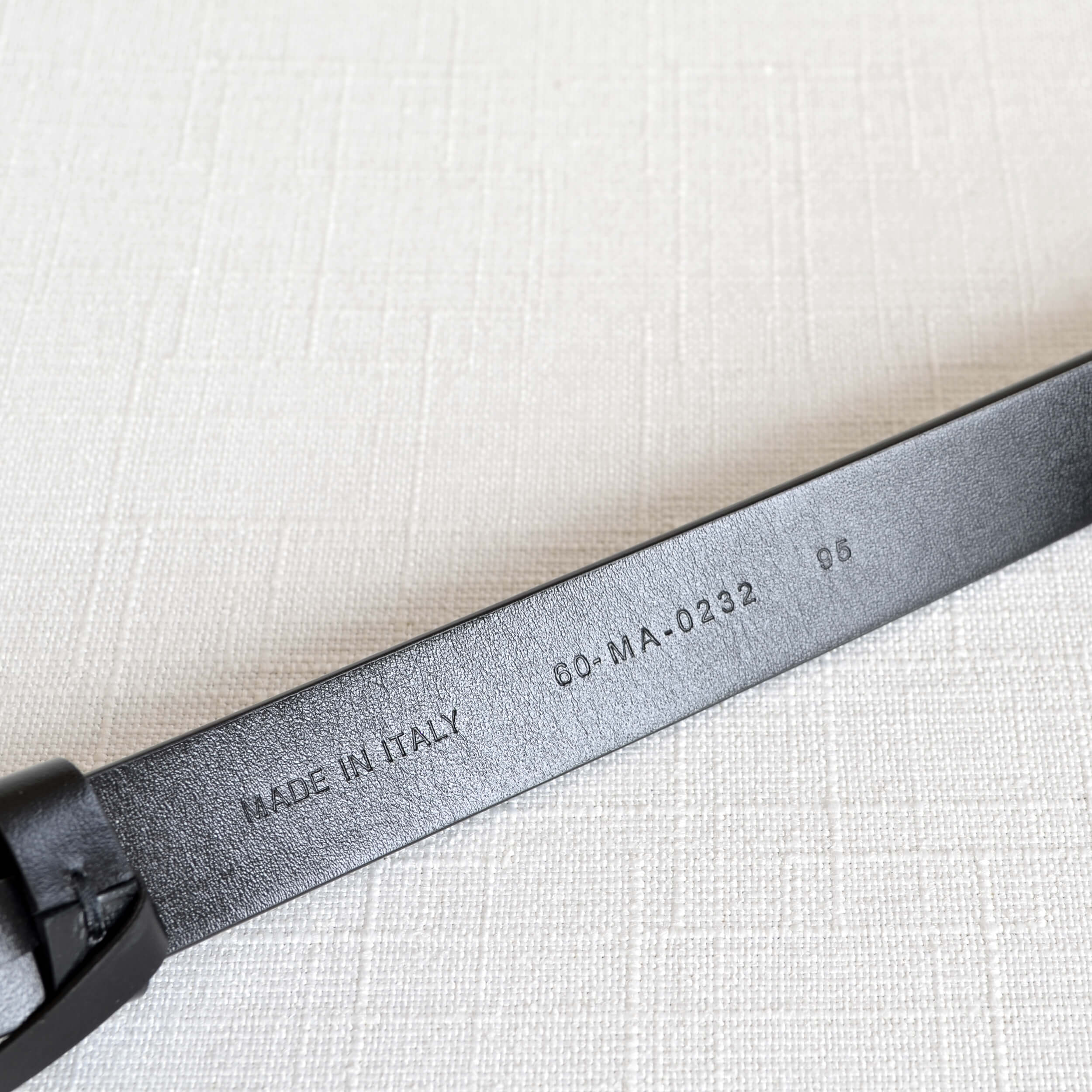 Dior Saddle Gürtel Belt 20 mm Leder Gürtel Schwarz Pre-Loved 62546 4