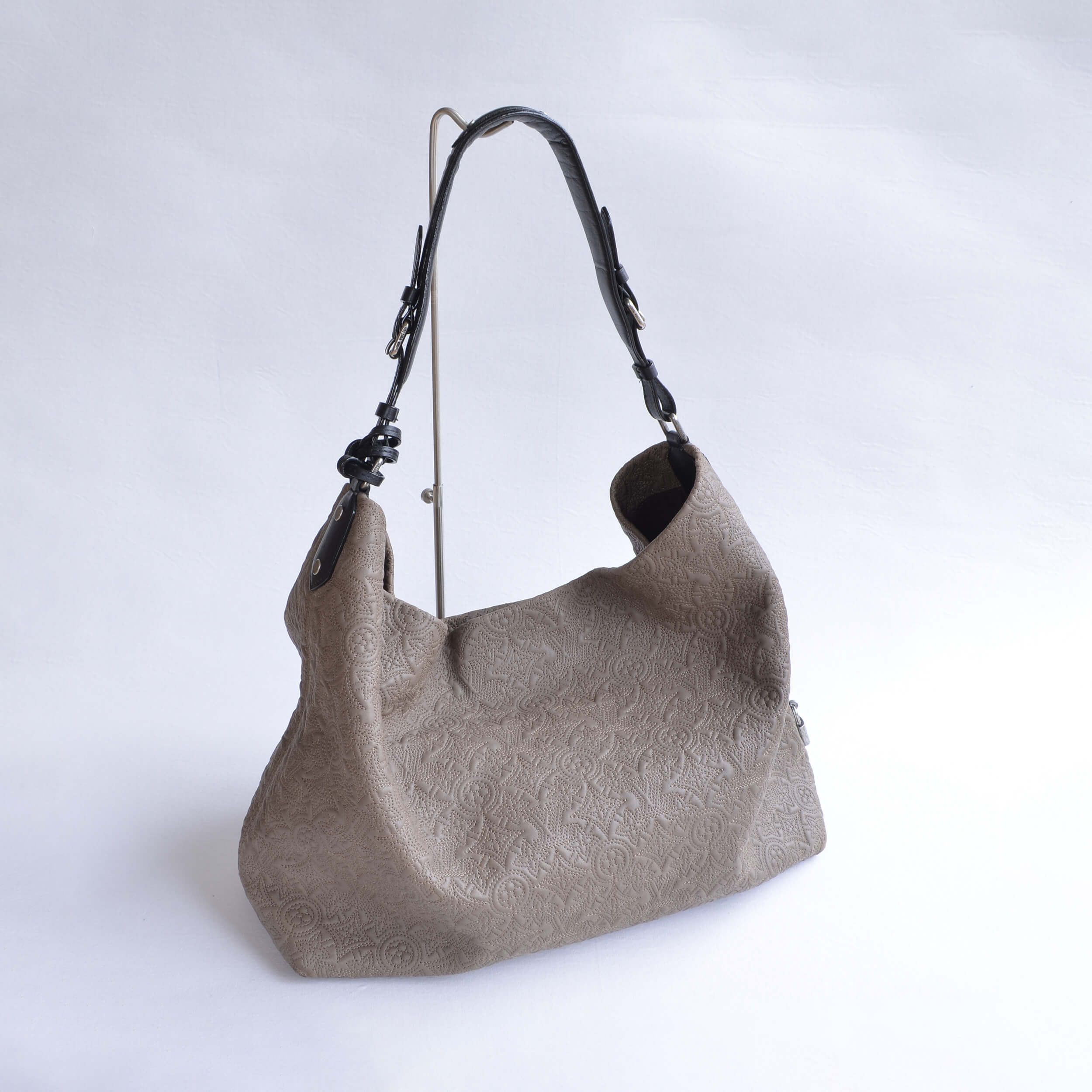 Louis Vuitton Antheia GM Hobo Bag Khaki Green Leder Handtasche Pre-Loved 925219 2