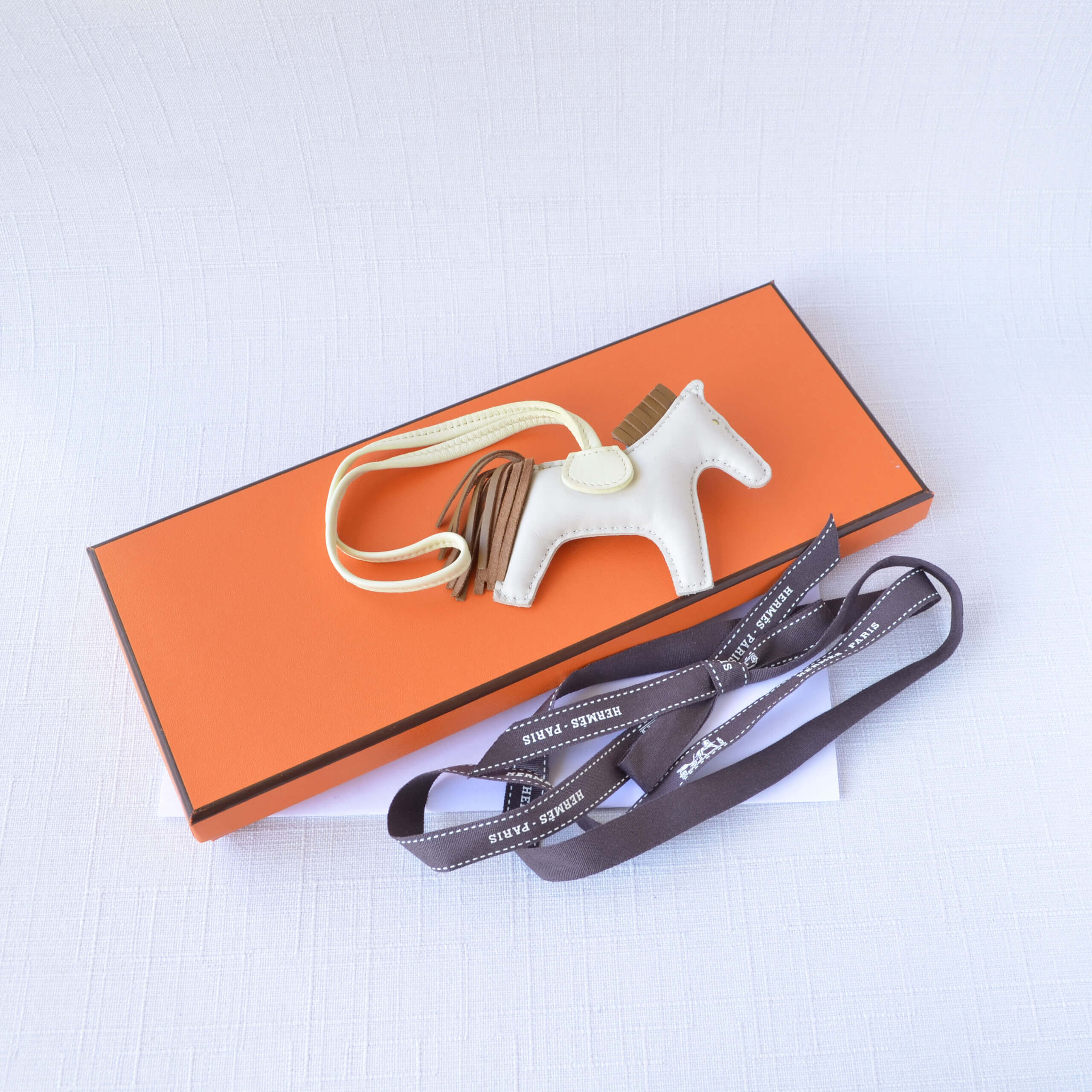 Hermès Rodeo Bag Charm PM Taschenanhänger Leder Pre-Loved 12632 3