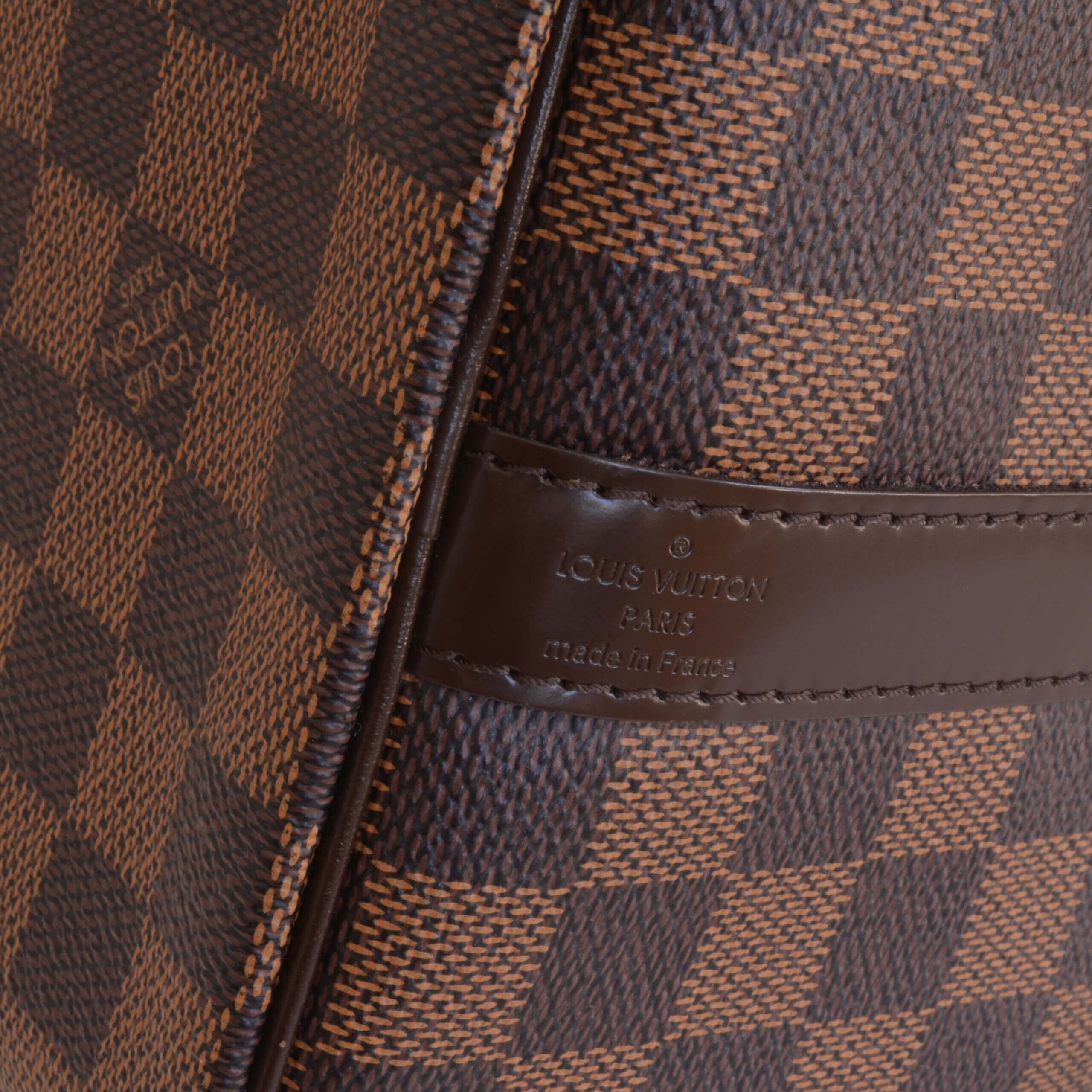 Louis Vuitton Speedy Bandouliere 25 Damier Ebene Canvas Handtasche Braun Pre-Loved 32621 6